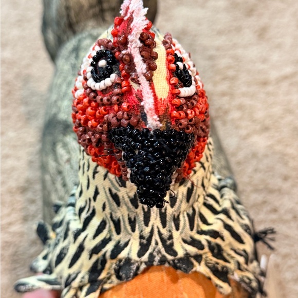 Chicken Pillow Embellished John Derian From Target 13in x 7 1/2in x 14in - Picture 2 of 4